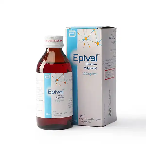 Epival 120ml Syrup 250mg/5ml